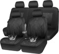 CAR PASS Waterproof Car Seat Covers Full Set,Neoprene Wetsuit, All-Weather Non-Slip Durable, Universal Fit for SUV, Sedans, T