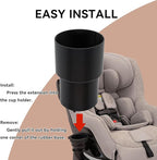 Cup Holder Adapter for Nuna Rava & Exec Car Seats – Safe, Secure Fit & Easy-to-Use Car Seat Cup Holder (Dishwasher Safe)