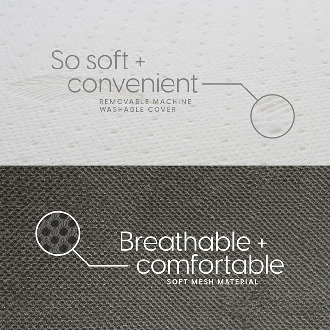 Milliard Full Tri Folding Mattress with Washable Cover, Full Size (75 inches x 52 inches x 4 inches)