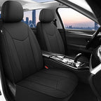 CAROMOP Waterproof Car Seat Cover Full Seats, Neoprene Seat Covers for Cars,Split Bench Compatible Car Interior Covers, Unive