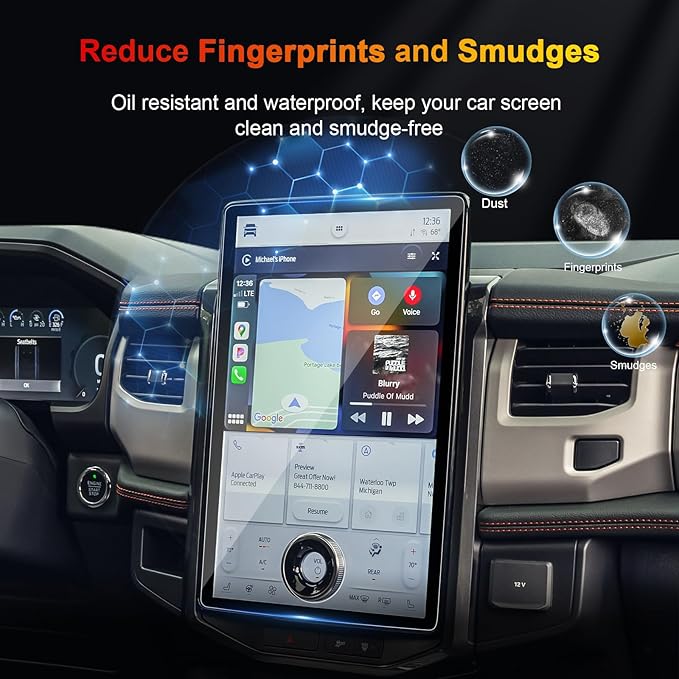 for 2024 Ford Expedition Screen Protector for 2022-2024 Expedition SYNC 4A 15.5" Display Expedition SUV Accessories Touch Scr