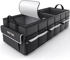 HOTOR Trunk Organizer - Car Organizer with Built-In Leakproof Car Cooler, Collapsible Trunk Organizer with Cooler for SUV,