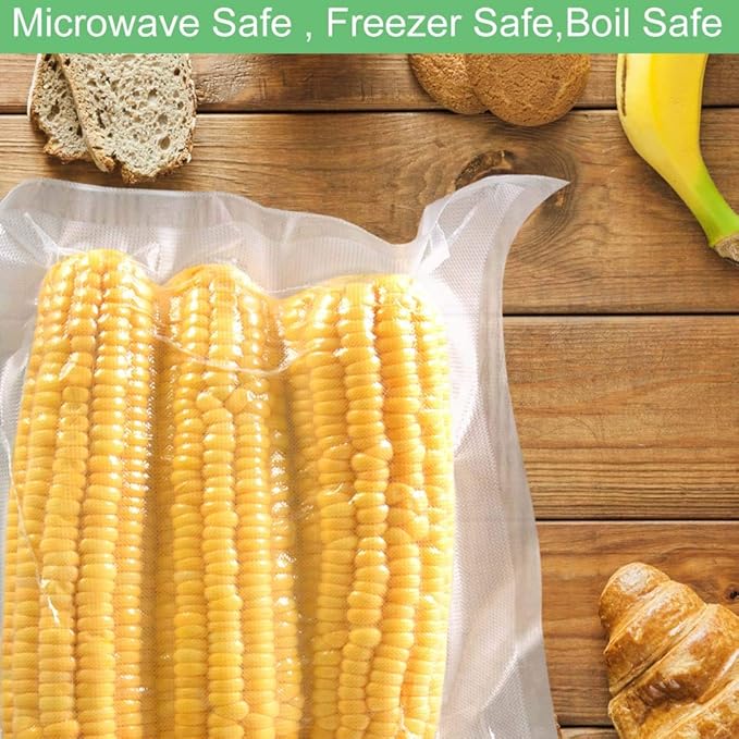 O2frepak 2 Rolls 11x50 and 8x50 (total 100 Feet) Vacuum Sealer Bags Rolls with BPA Free,Heavy Duty Vacuum Sealer Storage Bags