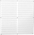 Wall Control 30-P-3232W White Metal Pegboard Pack