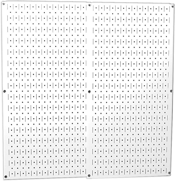 Wall Control 30-P-3232W White Metal Pegboard Pack