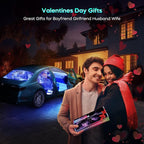 Winzwon Led Lights for Car Accessories Interior, Gifts for Him Her Men Women Teen Boys Girls, APP Control with USB Port Color Change Lights for Truck Decor