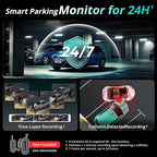 BOTSLAB 4K Dash Cam Front and Rear, STARVIS 2 Sensor, Voice Control, 64GB Card Included, 5GHz WiFi Dashcam Front and Rear Cam