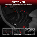 LASFIT Floor Mats & Cargo Mat for Mercedes Benz GLC SUV 2026 2025 2024 2023 GLC300 / GLC43 AMG (Not for Coupe & PHEV), All Weather TPE Car Mats for GLC 2023-2026 Floor Liners & Trunk Mat, Black