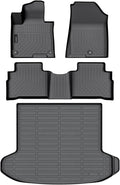 Auxko All Weather Floor Mats Cargo Liner Fit for Kia Sportage Gasoline 2023 2024 2025 TPE Rubber Liners Accessories All Season Odorless Anti-Slip Floor Mats Cargo Liner