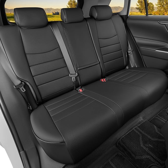 HKZ Fit RAV4 Car Seat Covers Set for Toyota RAV4 2021-2024 Prime SE,XSE & 2019 2020 2021 2022 2023 2024 2025 Hybrid/PHEV SE,X