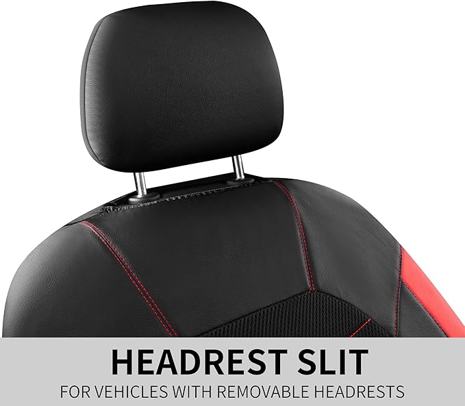 Car Seat Covers,Leather Seat Covers,Breathable and Sporty Car Seat Cover,Universal Fit Automotive Seat Covers for Truck Cars 