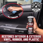 Chemical Guys VRP Vinyl, Rubber, and Plastic Dressing - Tire Dressing, Non-Greasy, Dry-to-the-Touch Shine for Tires, Trim, an