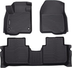 Auxko All Weather Floor Mats Fits for Honda CR-V 2023 2024 2025 2026 (Include Hybrid) TPE Rubber Liners Accessory for Honda CRV 2023 2024 2025 2026 Odorless Anti-Slip Mats Black