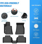 Nilight TPE Floor Mats for BMW 3 Series G20 330i 330i xDrive RWD Sedan Only 2019 2020 2021 2022 2023 2024 2025 All Weather Custom Fit Heavy Duty Floor Liners