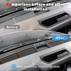 Auovo Dash Cover Tray Fit for Ford Bronco Accessories 2026 2025 2021 2022 2023 2024 Anti-Slip Silicone Dashboard Compartments