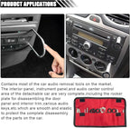 20PCS Car Radio Removal Tool Kit, Professional Tooling Car Audio Stereo CD Player Removal Key Kit, Universal Radio Removal Pr