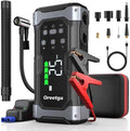 Upgraded 9000A Car Jump Starter with Air Inflator/Deflator Compressor, 9 in 1 Portable Jumper Box Power Pack Charger (All