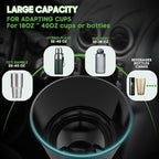 10L0L 2PC Universal Golf Cart Propane Heater Cup Holder for Yamaha EZGO Club Car, Adjustable Expandable Cup Holder and Base, 