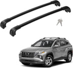 Lockable 300LBS Roof Rack Cross Bars Compatible with Hyundai Tucson 2016-2026 SE/SEL/N Line/Limited, Aluminum Crossbars Cargo Racks Rooftop Luggage Canoe Kayak Camping Gear Bike Carrier Rack