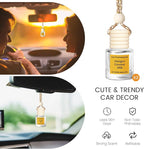 Hanging Car Air Freshener, Long Lasting Essential Oil Diffuser, Non-Toxic New Car Scent, Cute Car Fresheners for Women, 2 Pac