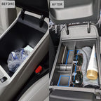 Center Console Organizer Compatible with 2022-2024 Hyundai Tucson & Santa Cruz 2022-2026 Interior Accessories Armrest Storage Box Insert Tray (Not for 2025 Limited/Hybrid/Plug-in Hybrid) Blue