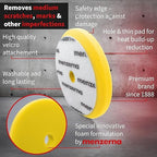 menzerna All-in-One polishing Kit I Car polishing Set with Menzerna One-Step Polish 3in1 (16oz) and 6 Inch Polishing Pad I Moderate Scratch Remover, high Gloss and Wax Kit for All Types of Vehicles