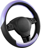 Road Comforts Steering Wheel Cover – Breathable Leather Steering Wheel Cover, Anti-Slip Grip, Universal Fit 14.5” to 15”, Hea