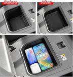 smabee for 2024 2025 2026 Toyota Land Cruiser Prado 250 Center Console Organizer + Cool Box Organizer + Wireless Charging Protective Mat 3PCS (Only Fit Cool Box & Qi Wireless Charger)