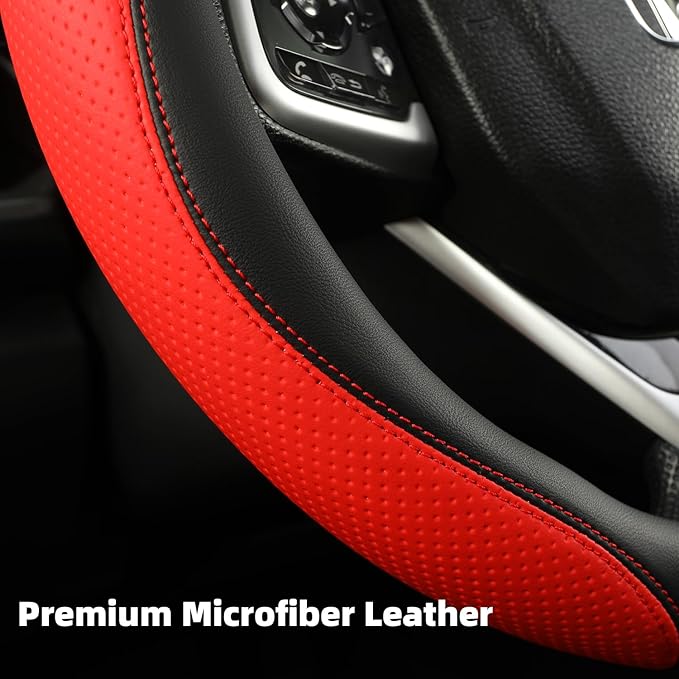 Car Steering Wheel Cover for Chevy Silverado 1500 2500 3500, Chevrolet Steering Wheel Cover for Tahoe, Equinox,Traverse,Color