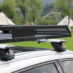 TOOENJOY 59 x 35.4 x 4.7 Inch Roof Cargo Basket Carrier, Car Top Luggage Holder for Car, SUV and Pickup, 200 LBS Capacity