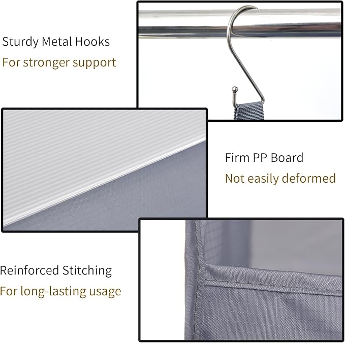 GRANNY SAYS 4-Shelf Hanging Organizer, Closet Hanging Shelves, Closet Hanging Storage Organizers, Organization for Bedroom, L