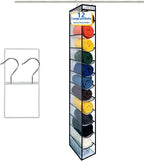 Closet Organization,12 Section, Hanging Closet Organizer, Space Saving, College Dorm Essentials for Girls,Heavy dutys Hooks U