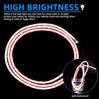 DREAMIZER 71" Dynamic Scan Start Up Car LED Under Hood Light Strip Glow Daytime Running Light(White)