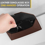 Cybertruck Sunglass Holder Box Clip Compatible with Tesla Cyber Truck Interior Accessories Eyeglass Visor Decor