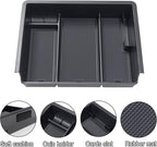 JKCOVER Center Console Organizer Compatible with Chevy Silverado/GMC Sierra 2014 2015 2016 2017 2018 1500/2500/3500HD Accessories Console Compartment Storage Tray -Full Console w/Bucket Seats ONLY
