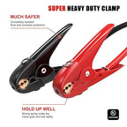 800A Jumper Cables,Heavy Duty 1 Gauge 30 Feet Battery Cable for Car,Quick Connect Booster Battery Wires with Alligator Clips,Carrying Bag for Cars Truck SUV