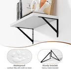 Vivelove Floating Shelves for Wall 16inch, 8 Deep Wood Wall Shelves Set of 2, for Bathroom Living Room Kitchen Office Bedroom