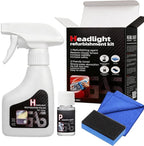 Headlight Restoration Kit - Coating Headlight Cleaner for Cars Trucks Motorcycles & RVs - Restore Yellowing Cloudy & Foggy Le