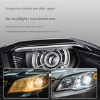 Headlight Restoration Kit, Headlight Cleaner and Restorer, No Power Tools Needed, Spray & Wipe, Restores to Like-New (2pc)