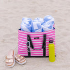 SCOUT Original Deano Tote Large - Durable Lightweight Open Top Beach, Pool & Lake Bag, Inside Zip Pocket, Folds Flat