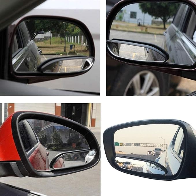 EEEKit 2pcs Side Mirror Blindspot, Blind Spot Mirror, 360 Degree Rotating, Wide Angle Convex Rearview for Car Truck SUV RV an