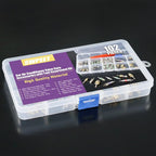 Swpeet 36Pcs Air Conditioner R12 R134a Valve Cores Kit, Including Assortment R12 R134a Valve Core Refrigeration Tire Valve St