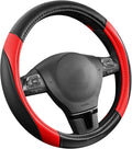 Rubbermaid Steering Wheel Cover – Universal Fit 14.5"–15" Steering Wheel Cover, Anti-Slip Grip, Breathable Leather, All-Seaso