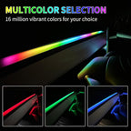 2025-2021 Tesla Model 3/Y Interior Neon Lights for Dashboard, RGBIC Color Changing LED Strip Lights with App & Remote Control,Tesla Model 3/Y Accessories(Not Fit for M3 Highland & My Juniper)