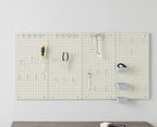 Amazon Basics Rectangular Metal Pegboard Wall Organizer, Tool Storage Organization System, Rust and Scratch Resistant, 48-Pie