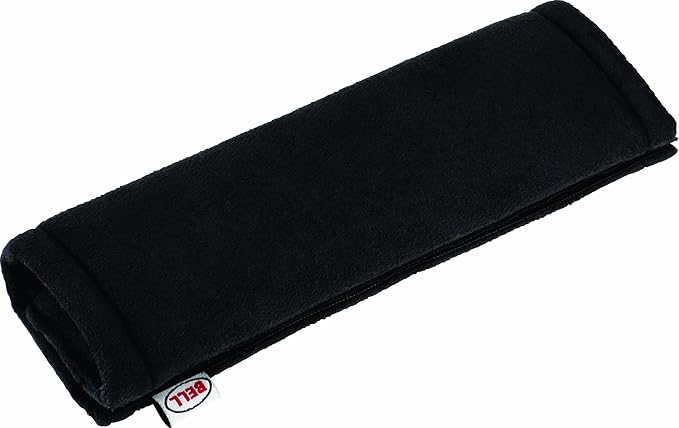 BELL Automotive 22-1-33240-8 Black Memory Foam Seatbelt Shoulder Pad, One Size, Simple Hook and Loop Closure