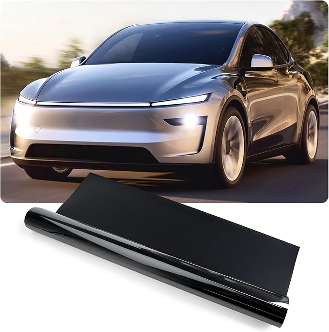 50% VLT Car Window Tint Film (20In x 20Ft), Blocks UV/IR Rays, 5-Layer PET Automotive Tints for Privacy Sun & Glare Protection Heat Blocking Scratch Resistant
