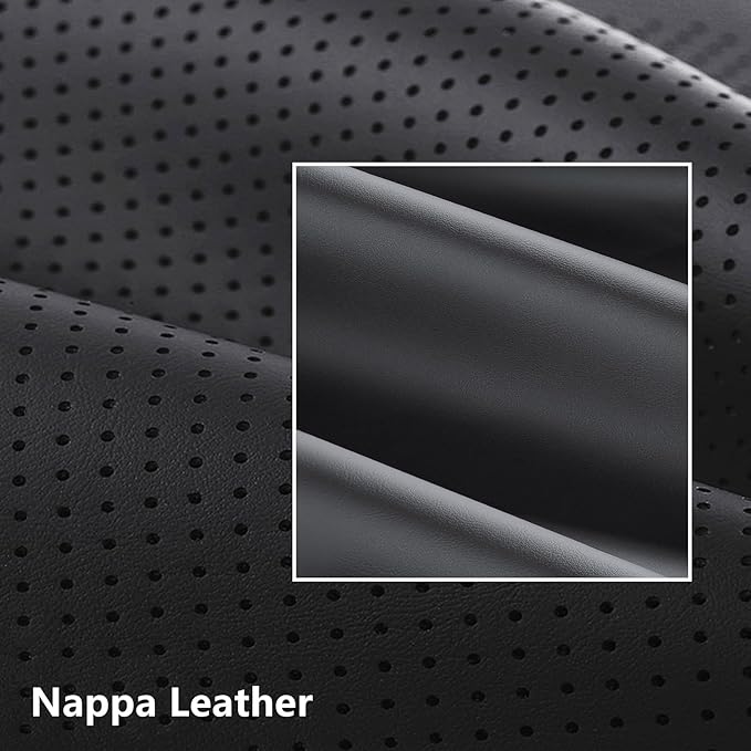 Steering Wheel Cover for Tesla Yoke Steering Wheel, Car Steering Wheel Cover for Tesla Model S/Model X Accessories (Black)