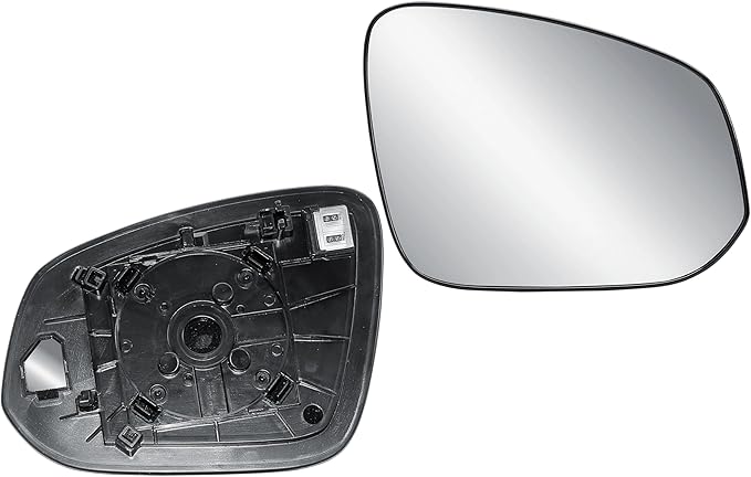 Replacement Passenger Right Side Door Mirror Glass Heated with Back Plate for Toyota Tacoma 4 Runner RAV4 2014-2023