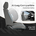 Coverado Car Seat Covers, Front Covers for Cars, Car Seat Cover Front Seats, Automotive Seat Cover, Waterproof, Leather Car S